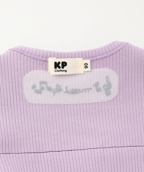 KP（ケーピー）の「音符柄シフォン ティアードワンピース（ワンピース・キッズ・アイボリー/ネイビー・90cm/100cm/110cm/120cm/130cm）」の9枚目の写真