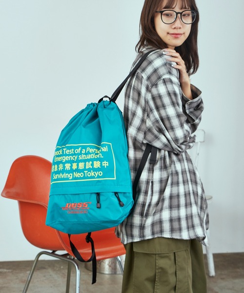 DIET BUTCHER SLIM SKIN(ダイエットブッチャースリムスキン)の「DIET BUTCHER SLIM SKIN/ダイエットブッチャースリムスキン NEO TOKYO EMERGENCY 2WAYナップサック(バックパック/リュック・メンズ・ネイビー/グリーン/ブラック/ブルー/グレー/スモークグレー/グレー系その他/マスタード・FREE)」の21枚目の写真