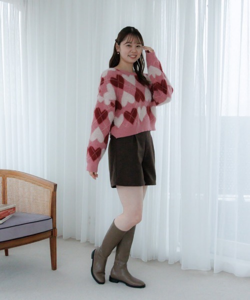 flower（フラワー）の「フェミニンハーフパンツ（その他パンツ・レディース・グレー/ブラウン・FREE）」の17枚目の写真