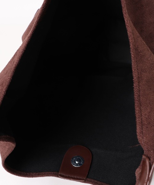 apres jour clair（アプレジュールクレア）の「【apres jour clair】ポーチ付き　フェイクスエードトートバッグ（トートバッグ・レディース・ブラウン系その他/ブラック/ベージュ・FREE）」の9枚目の写真