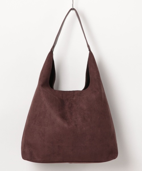 apres jour clair（アプレジュールクレア）の「【apres jour clair】ポーチ付き　フェイクスエードトートバッグ（トートバッグ・レディース・ブラウン系その他/ブラック/ベージュ・FREE）」の8枚目の写真