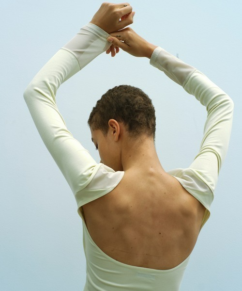 Mizuno×Ameri SHEER DOCKING LONG SLEEVE（Tシャツ/カットソー