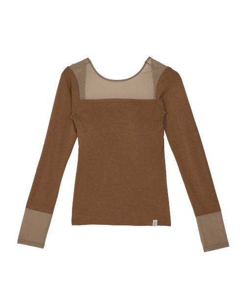 専用Mizuno×Ameri SHEER DOCKING LONG SLEEVE Mizuno×Ameri SHEER DOCKING LONG SLEEVE（Tシャツ/カットソー