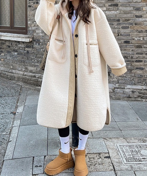 セール】【再入荷】【ボアコード】【25年秋冬新作】バイカラー