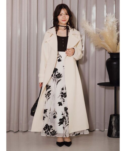 MERCURYDUO(マーキュリーデュオ)の「マルチウェイリボンレイヤードライクニット(ニット/セーター・レディース・ネイビー/ブラウン/チャコールグレー・FREE)」の5枚目の写真