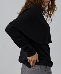 abahouse mavie | ハイネックケーププルオーバー(ニット/セーター)