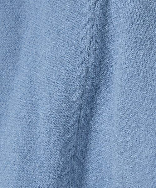 abahouse mavie（アバハウスマヴィ）の「ハイネックケーププルオーバー（ニット/セーター・レディース・サックスブルー/ブラウン/ホワイト/ブラック・フリー）」の15枚目の写真