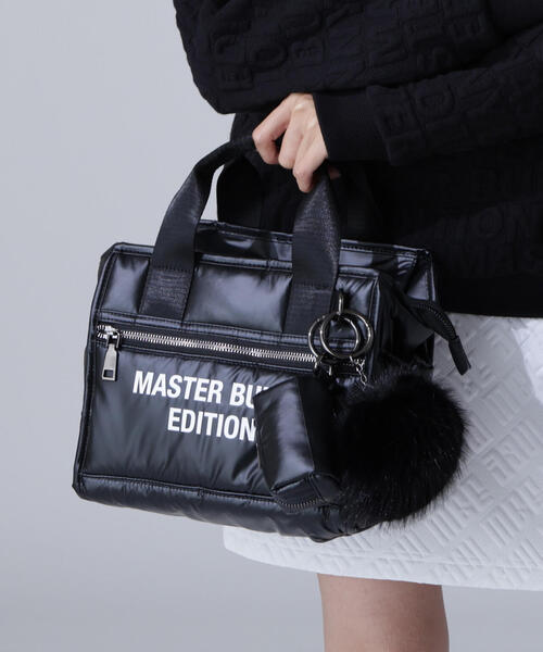 MASTER BUNNY EDITION】ファーポンチャーム付き合繊カートバッグ