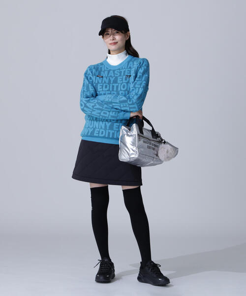 MASTER BUNNY EDITION】ファーポンチャーム付き合繊カートバッグ