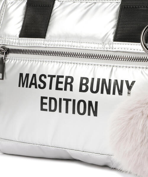 MASTER BUNNY EDITION(マスターバニーエディション)の「【MASTER BUNNY EDITION】ファーポンチャーム付き合繊カートバッグ (UNISEX)(トートバッグ・レディース・ブルー/ブラック/シルバー・FREE)」の8枚目の写真