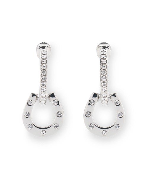 LANVIN en Bleu(ランバンオンブルー)の「馬蹄モチーフ イヤリング(イヤリング・レディース・ゴールド/シルバー・ONE SIZE)」の2枚目の写真