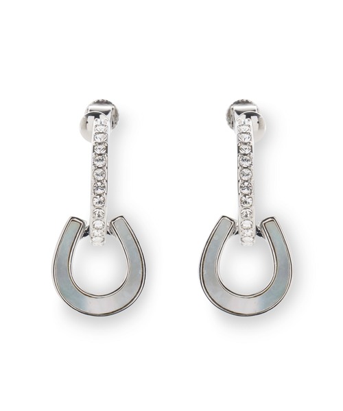 LANVIN en Bleu(ランバンオンブルー)の「馬蹄モチーフ イヤリング(イヤリング・レディース・ゴールド/シルバー・ONE SIZE)」の3枚目の写真