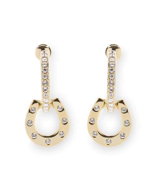 LANVIN en Bleu(ランバンオンブルー)の「馬蹄モチーフ イヤリング(イヤリング・レディース・ゴールド/シルバー・ONE SIZE)」の5枚目の写真