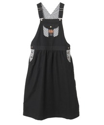 ピンクハウス　水玉りぼん柄ジャンパースカート　サロペットスカート ♡新作❣️水玉りぼんプリントジャンパースカートのコーデ♡by