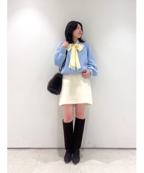 セール】◇モヘヤシャギーミニスカート（スカート）｜allureville