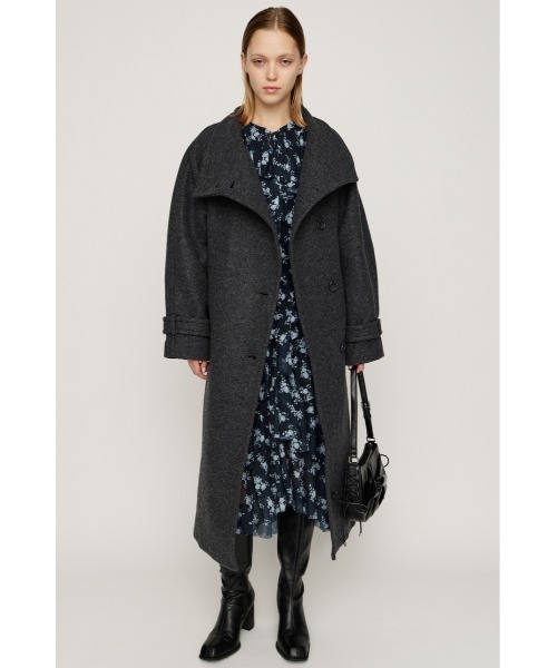 SLY（スライ）の「STAND NECK LONG COAT スタンドネック ロングコート