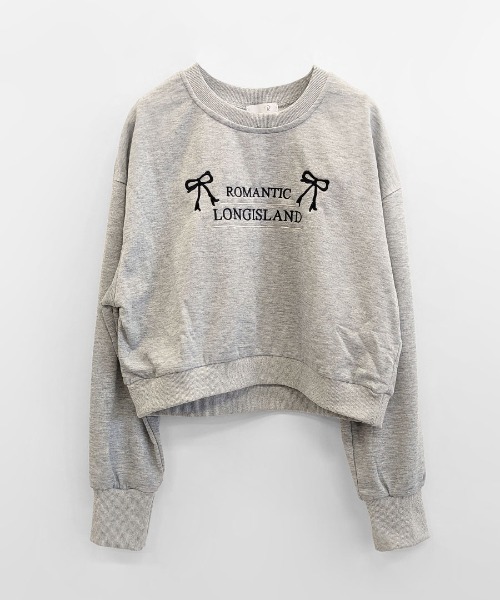 REMUR(レミュール)の「リボンロゴ刺繍スウェット(スウェット・レディース・グレー/アイボリー/ブラック・FREE)」の22枚目の写真