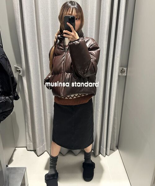 MUSINSA STANDARD（ムシンサスタンダード）の「ウィンター パグ ミュール [ブラック]（サンダル・レディース・その他・27cm/23cm/24cm/25cm/26cm/28cm）」の10枚目の写真