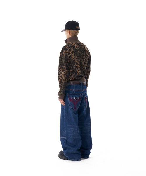 AAKAM(アーカム)の「CROS2 Washed Denim Pants (Blue)(デニムパンツ・レディース・その他・1/2)」の9枚目の写真