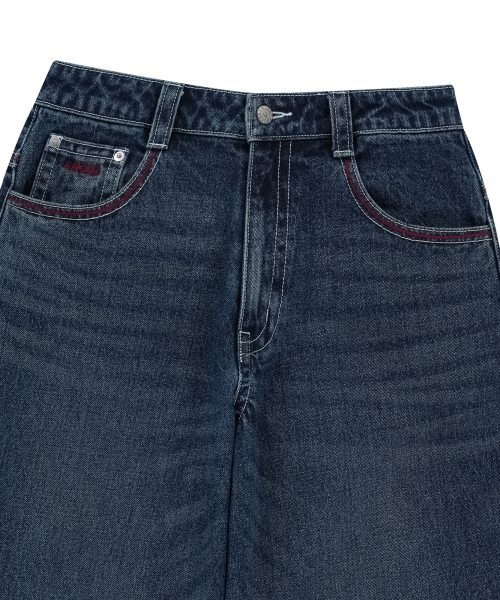 AAKAM(アーカム)の「CROS2 Washed Denim Pants (Blue)(デニムパンツ・レディース・その他・1/2)」の11枚目の写真