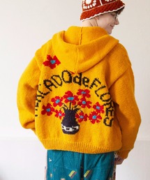 チャイハネ | 【チャイハネ】メルデフ手編みニットMEN'Sフードジャケット(その他アウター)