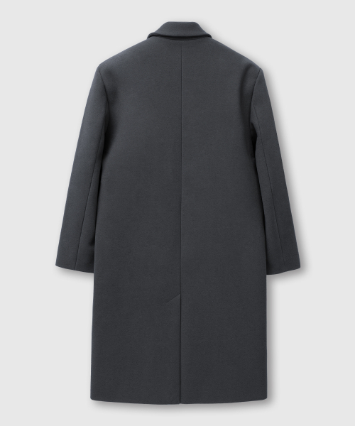 LEMAIN SECOND（リメインセカンド）の「WOOL BLEND OVERFIT DOUBLE COAT [CHARCOAL]（チェスターコート・メンズ・その他・LARGE/X-LARGE/MEDIUM）」の4枚目の写真