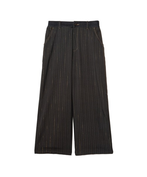 glamb（グラム）の「Denim Combination Slacks / デニムコンビネーションスラックス（スラックス・メンズ・ブラック/グレー・S/M/L）」の4枚目の写真