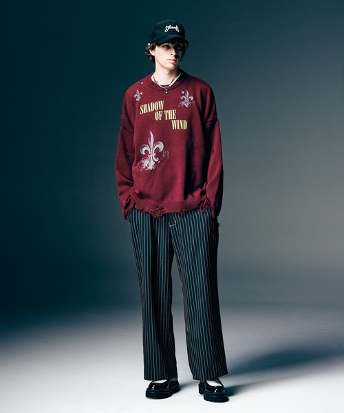 glamb（グラム）の「Denim Combination Slacks / デニムコンビネーションスラックス（スラックス・メンズ・ブラック/グレー・S/M/L）」の14枚目の写真