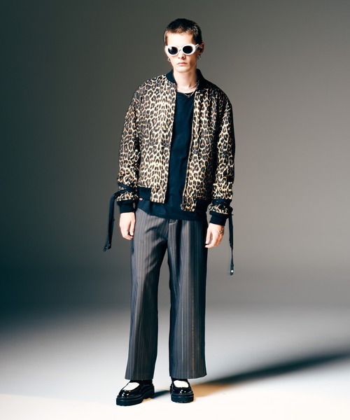 glamb（グラム）の「Denim Combination Slacks / デニムコンビネーションスラックス（スラックス・メンズ・ブラック/グレー・S/M/L）」の16枚目の写真