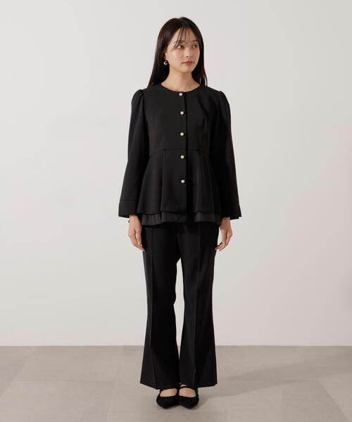 PROPORTION BODY DRESSING（プロポーションボディドレッシング）の「美フレアパンツ / 1216130001（その他パンツ・レディース・ベージュ/ブラック・MEDIUM/P/S/SMALL）」の12枚目の写真