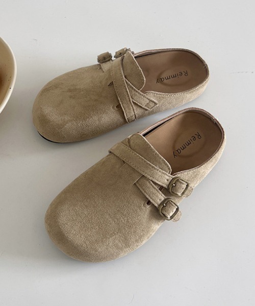 Vipoa（ヴィポア）の「Belted suede clog shoes（スリッポン・レディース・ベージュ/イエロー系その他/ピンク・LARGE/MEDIUM/SMALL）」の18枚目の写真