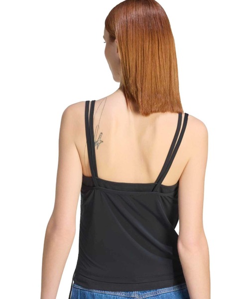 adidas(アディダス)の「adidas DOUBLE LAYERED TANK TOP / アディダス ダブル レイヤード タンクトップ(タンクトップ・レディース・ブラック・L/M/S)」の8枚目の写真