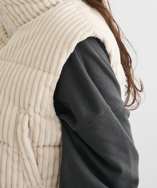 Green　Parks（グリーンパークス）の「・swing by ワイドコールベスト（ベスト・レディース・チャコールグレー/オフホワイト/ライトベージュ・FREE）」の20枚目の写真