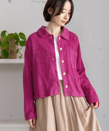 POU DOU DOU | フラットカラー前あきトップス(Tシャツ/カットソー)