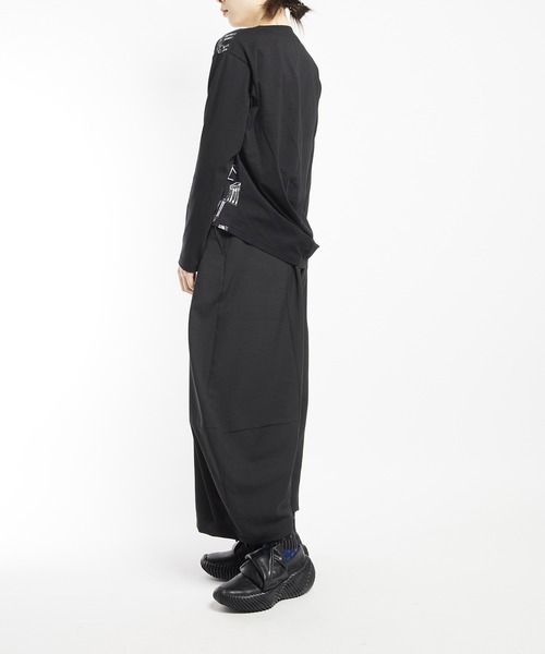 gomme(ゴム)の「パルテノンドレープT(Tシャツ/カットソー・レディース・グレー/ブラック/ホワイト・MEDIUM)」の13枚目の写真
