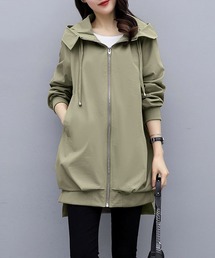 レディースのモッズコート（グリーン・カーキ/緑色系）ファッション