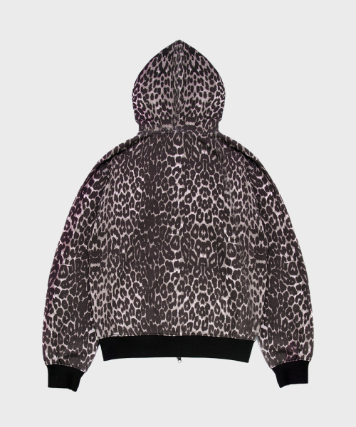 SAINTPAIN(セイントペイン)の「SP スタッズレオパードフードジップアップブラウン(パーカー・レディース・その他・MEDIUM/LARGE)」の3枚目の写真