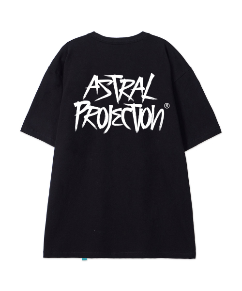 ASTRAL PROJECTION（アストラルプロジェクション）の「[グラフィティ]コットンルーズフィット半袖Tシャツ_ブラック（Tシャツ/カットソー・メンズ・その他・LARGE/MEDIUM/X-LARGE/XX-LARGE）」の3枚目の写真