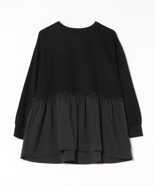 STRAWBERRY-FIELDS（ストロベリーフィールズ）の「ビスポンチ_タフタドッキングジャージプルオーバー（Tシャツ/カットソー・レディース・オフホワイト/ブラック・2）」の15枚目の写真