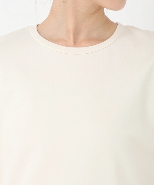 STRAWBERRY-FIELDS（ストロベリーフィールズ）の「ビスポンチ_タフタドッキングジャージプルオーバー（Tシャツ/カットソー・レディース・オフホワイト/ブラック・2）」の10枚目の写真