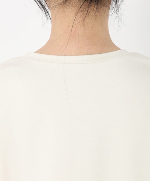 STRAWBERRY-FIELDS（ストロベリーフィールズ）の「ビスポンチ_タフタドッキングジャージプルオーバー（Tシャツ/カットソー・レディース・オフホワイト/ブラック・2）」の11枚目の写真