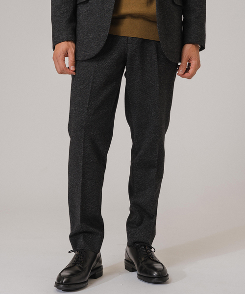 EDIFICE（エディフィス）の「コットン/ウール ジャージー イージースラックス【セットアップ着用可】（スラックス・メンズ・ネイビー/ダークブルー/チャコールグレー/ブラウン系その他・MEDIUM/SMALL/LARGE）」の7枚目の写真