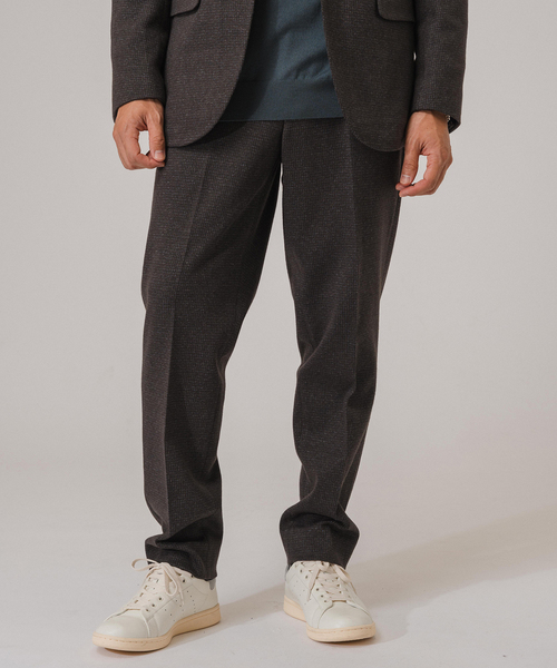 EDIFICE（エディフィス）の「コットン/ウール ジャージー イージースラックス【セットアップ着用可】（スラックス・メンズ・ネイビー/ダークブルー/チャコールグレー/ブラウン系その他・MEDIUM/SMALL/LARGE）」の15枚目の写真