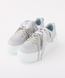 one after another NICE CLAUP | サテンリボンカスタムスニーカー(スニーカー)