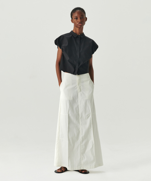 LEVAR(レバー)の「Chino Maxi Skirt - White(スカート・レディース・その他・MEDIUM)」の2枚目の写真