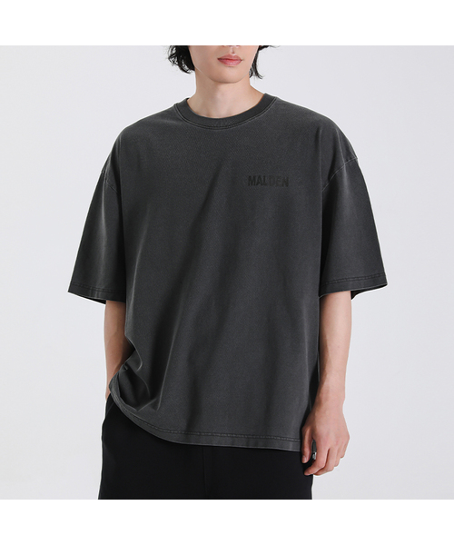 MALDEN(モールデン)の「ピグメントオーバーサイズTシャツ(Tシャツ/カットソー・メンズ・チャコール/ブラック・LARGE/MEDIUM/XX-LARGE/X-LARGE)」の1枚目の写真