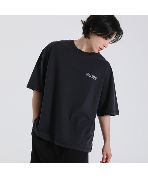 MALDEN(モールデン)の「ピグメントオーバーサイズTシャツ(Tシャツ/カットソー・メンズ・チャコール/ブラック・LARGE/MEDIUM/XX-LARGE/X-LARGE)」の2枚目の写真