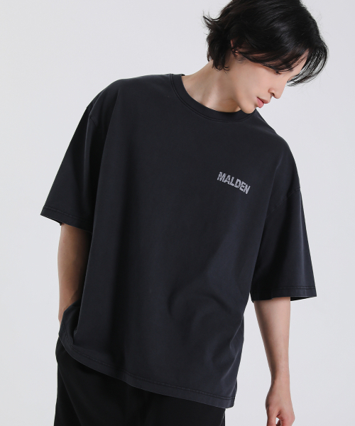 MALDEN(モールデン)の「ピグメントオーバーサイズTシャツ(Tシャツ/カットソー・メンズ・チャコール/ブラック・LARGE/MEDIUM/XX-LARGE/X-LARGE)」の3枚目の写真
