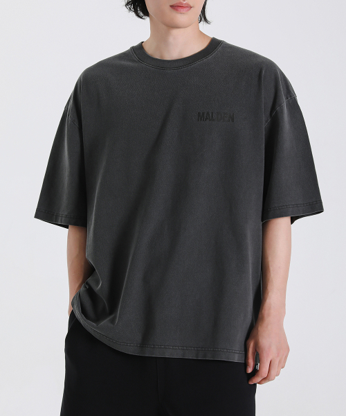 MALDEN(モールデン)の「ピグメントオーバーサイズTシャツ(Tシャツ/カットソー・メンズ・チャコール/ブラック・LARGE/MEDIUM/XX-LARGE/X-LARGE)」の4枚目の写真