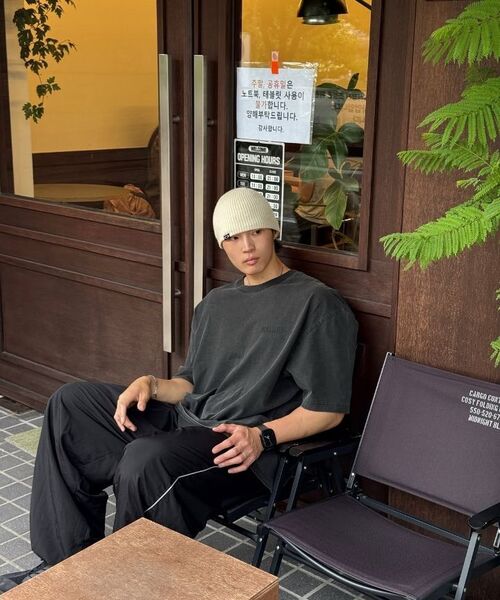 MALDEN(モールデン)の「ピグメントオーバーサイズTシャツ(Tシャツ/カットソー・メンズ・チャコール/ブラック・LARGE/MEDIUM/XX-LARGE/X-LARGE)」の6枚目の写真